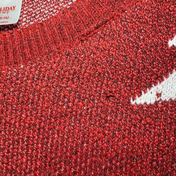 Women’s Holiday Time Christmas tree sweater with sequins. Size L (12-14). - Picture 4 of 9